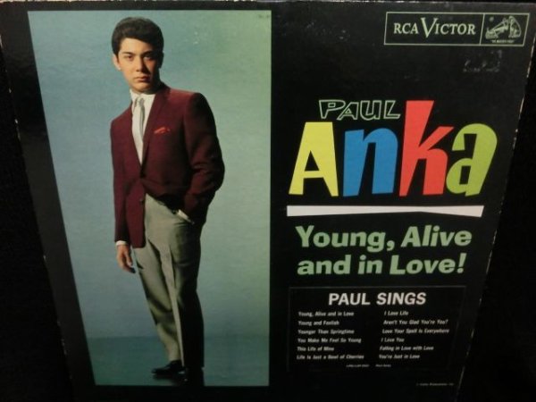 画像1: ポール・アンカUS原盤★PAUL ANKA-『YOUNG, ALIVE AND IN LOVE!』 (1)