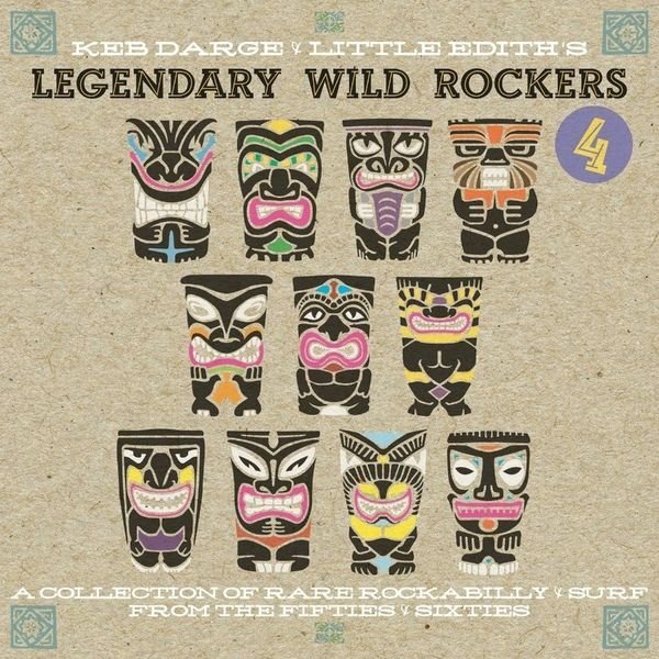 画像1: ケブ・ダージ2枚組★KEB DARGE AND LITTLE EDITH-『Legendary Wild Rockers 4』 (1)