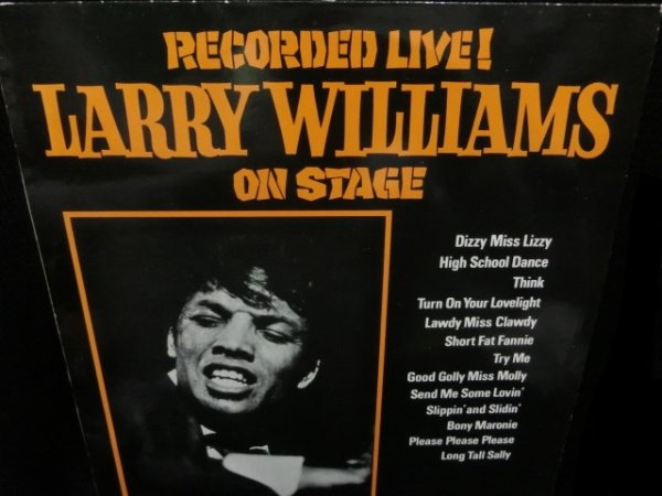 画像1: U.K.SUEネタ/Sweden廃盤★LARRY WILLIAMS-『ON STAGE』 (1)