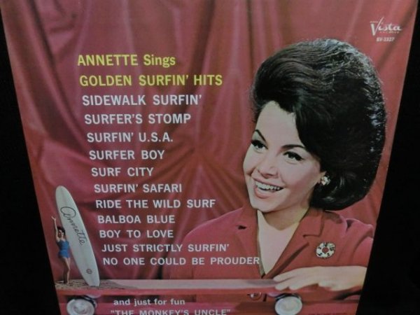 画像1: アネットNZ廃盤/Beach Boysカバー集★ANNETTE-『GOLDEN SURFIN' HITS』 (1)