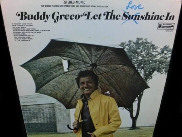 画像1: 『Spinning Wheel』カバー収録★BUDDY GRECO-『LE THE SUNSHINE IN』 (1)