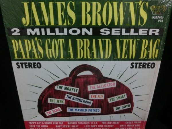 画像1: ジェームス・ブラウンUS原盤/希少緑ジャケ★JAMES BROWN-『PAPA'S GOT A BRAND NEW BAG』 (1)