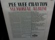 画像2: ピー・ウィー・クレイトンUK廃盤★PEE WEE CRAYTON-『MEMORIAL ALBUM』 (2)