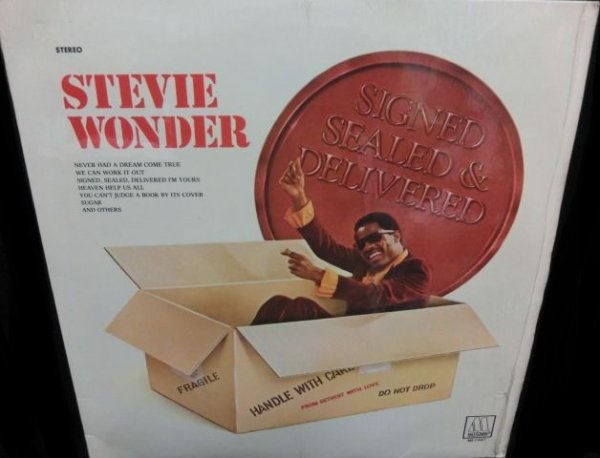 画像1: スティーヴィー・ワンダーUS盤★STEVIE WONDER-『SIGNED SEALED & DELIVERED』 (1)