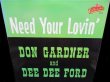 画像1: ドン・ガードナーUS廃盤★DON GARDNER & DEE DEE FORD-『NEED YOUR LOVIN'』 (1)