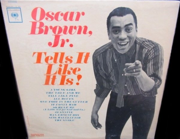 画像1: 『The Sneak』元ネタ収録/US原盤★OSCAR BROWN JR.-『TELL IT LIKE IT IS』 (1)