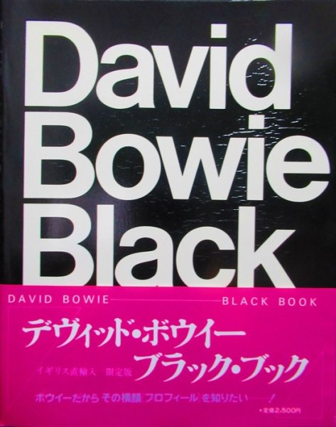 画像1: デヴィッド・ボウイ絶版本★DAVID BOWIE BLACK BOOK (1)
