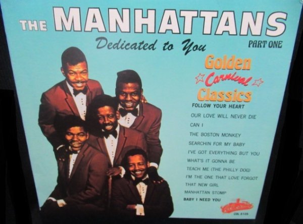 画像1: U.K.SUEネタ収録/US廃盤★THE MANHATTANS-『DEDICATED TO YOU』  (1)