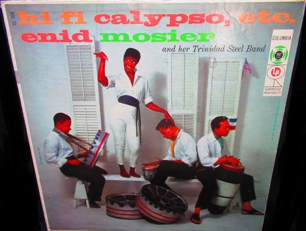 画像1: 『I WANT YOU TO BE MY BABY』カリプソJive収録/US原盤★ENID MOSIER amd her Trinidad Steel Band-『Hi Fi Calypso, etc.』 (1)