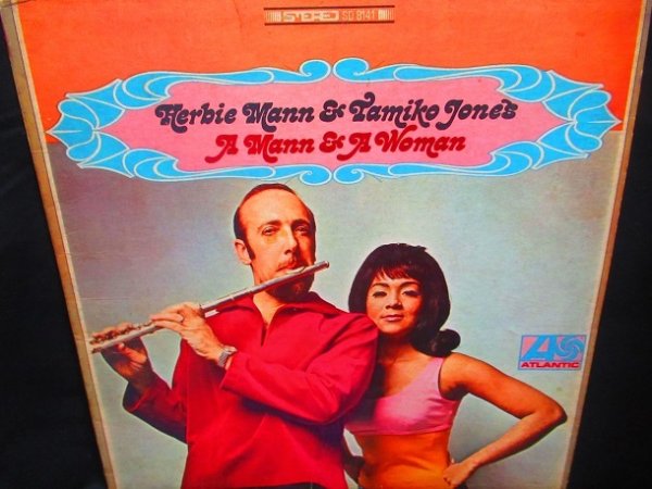 画像1: 『SIDEWINDER』カバー収録/US原盤★HERBIE MANN & TAMIKO JONES-『A MANN & A WOMAN』 (1)