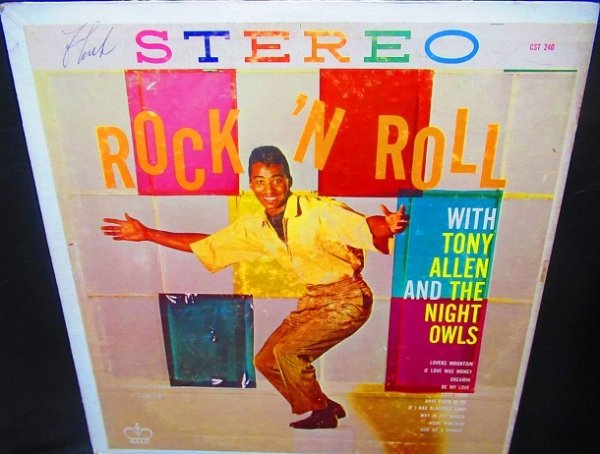 画像1: ナイトオウルズ/US原盤★『ROCK 'N ROLL WITH TONY ALLEN AND THE NIGHT OWLS』 (1)