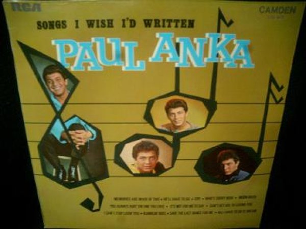 画像1: ポール・アンカUK廃盤★PAUL ANKA-『SINGS I WISH I'D WRITTEN』  (1)