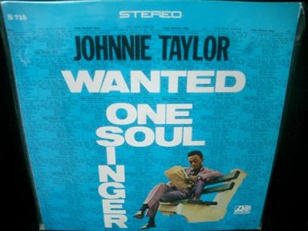 画像1: ”R&B、ソウルの世界”掲載/ジョニー・テイラー廃盤★JONNIE TAYLOR-『WANTED ONE SOUL SINGER』  (1)