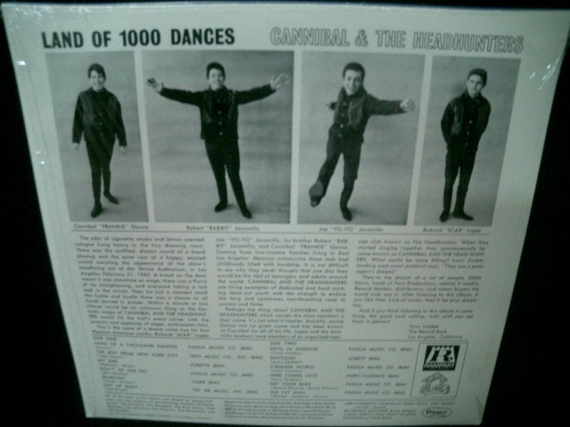 ダンス天国』カバー収録☆CANNIBAL  THE HEADHUNTERS-『LAND OF 1000 DANCES』 MODERN  RECORDS 2号店(LP/CD)