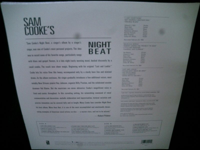 サム・クックUS廃盤☆SAM COOKE-『SAM COOKE'S NIGHT BEAT』 - MODERN