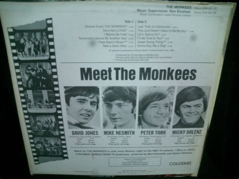 モンキーズUS原盤☆THE MONKEES-『THE MONKEES』 - MODERN RECORDS 2号店(LP/CD)