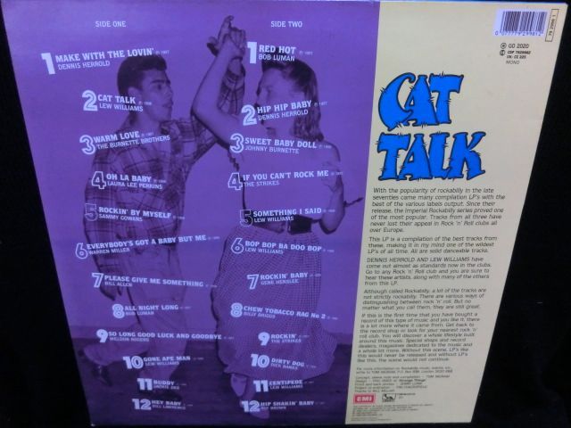 ロカビリーUK廃盤☆V.A.-『CAT TALK THE BEST OF IMPERIAL ROCKABILLY』 - MODERN RECORDS  2号店(LP/CD)