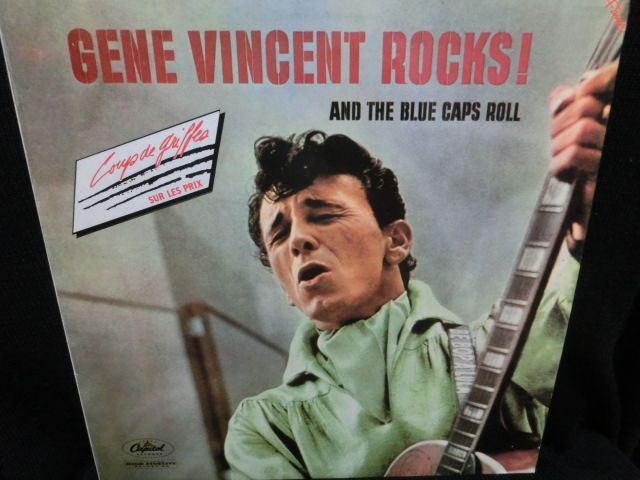 ジーン・ヴィンセントEU廃盤☆GENE VINCENT-『ROCKS! AND THE BLUE