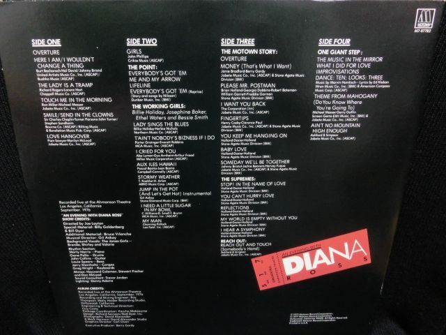 ダイアナ・ロスUS原盤/Coke Escovedoカバー収録☆DIANA ROSS-『AN