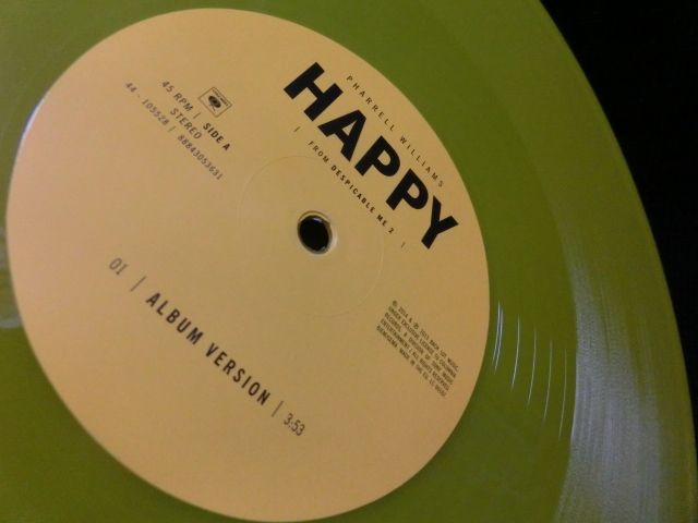 ファレル・ウィリアムスEU限定盤☆PHARRELL WILLIAMS-『HAPPY』 - MODERN RECORDS 2号店(LP/CD)