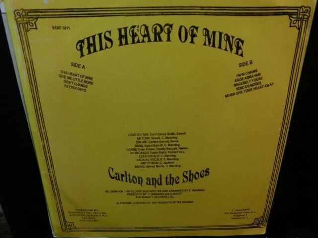 サバービア掲載☆CARLTON AND THE SHOES-『THIS HEART OF MINE