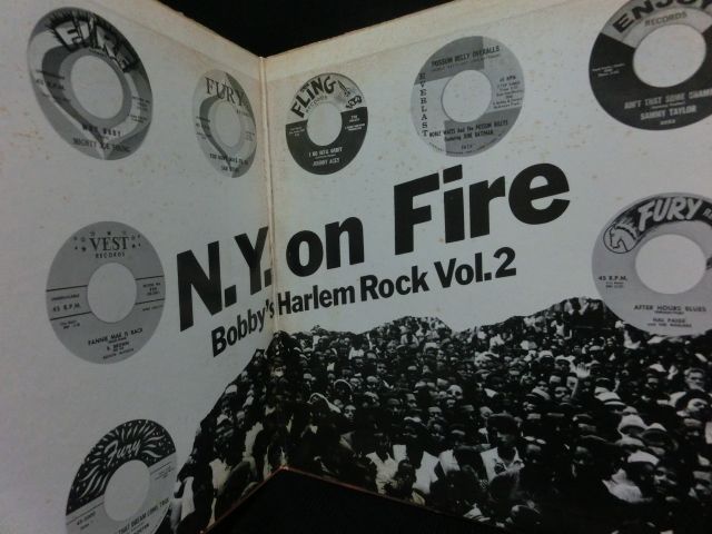 ファイア・ブルース廃盤☆V.A.-『N.Y. ON FIRE 〜BOBBY'S HARLEM ROCK