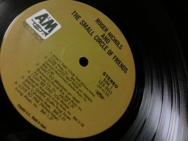 ☆ロジャー・ニコルス☆ROGER NICHOLS THE SMALL CIRCLE OF FRIENDS