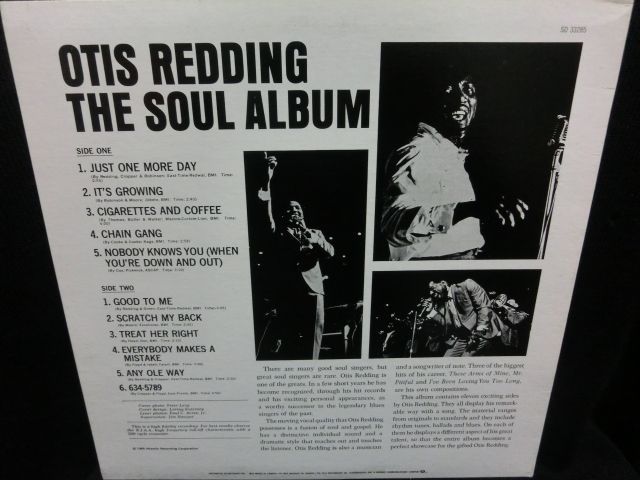 オーティスレディング廃盤☆OTIS REDDING-『THE SOUL ALBUM』 - MODERN