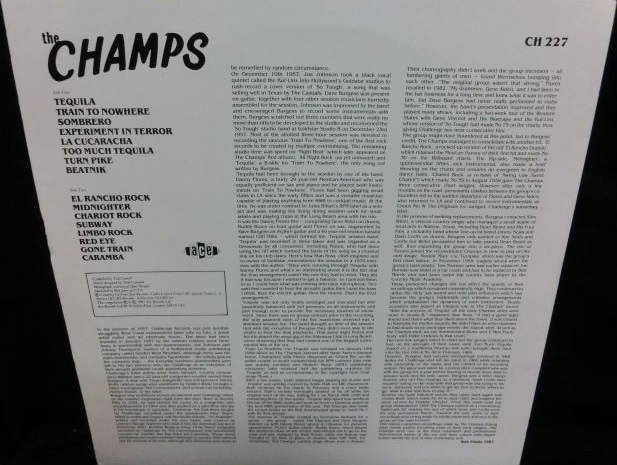 ザ・チャンプスUK廃盤☆THE CHAMPS-『テキーラ/TEQUILA』 - MODERN RECORDS 2号店(LP/CD)