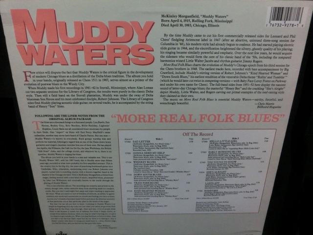 マディ・ウォーターズUS廃盤☆MUDDY WATERS-『MORE REAL FOLK BLUES