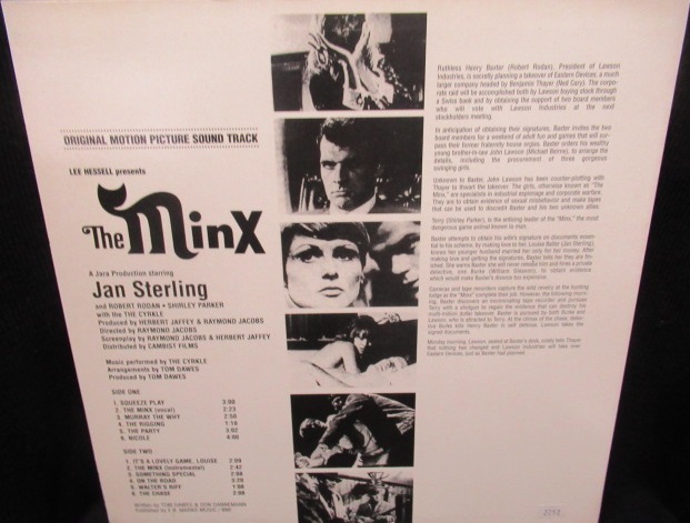 名盤O.S.T Lee Hessell Presents The Minx - 洋楽